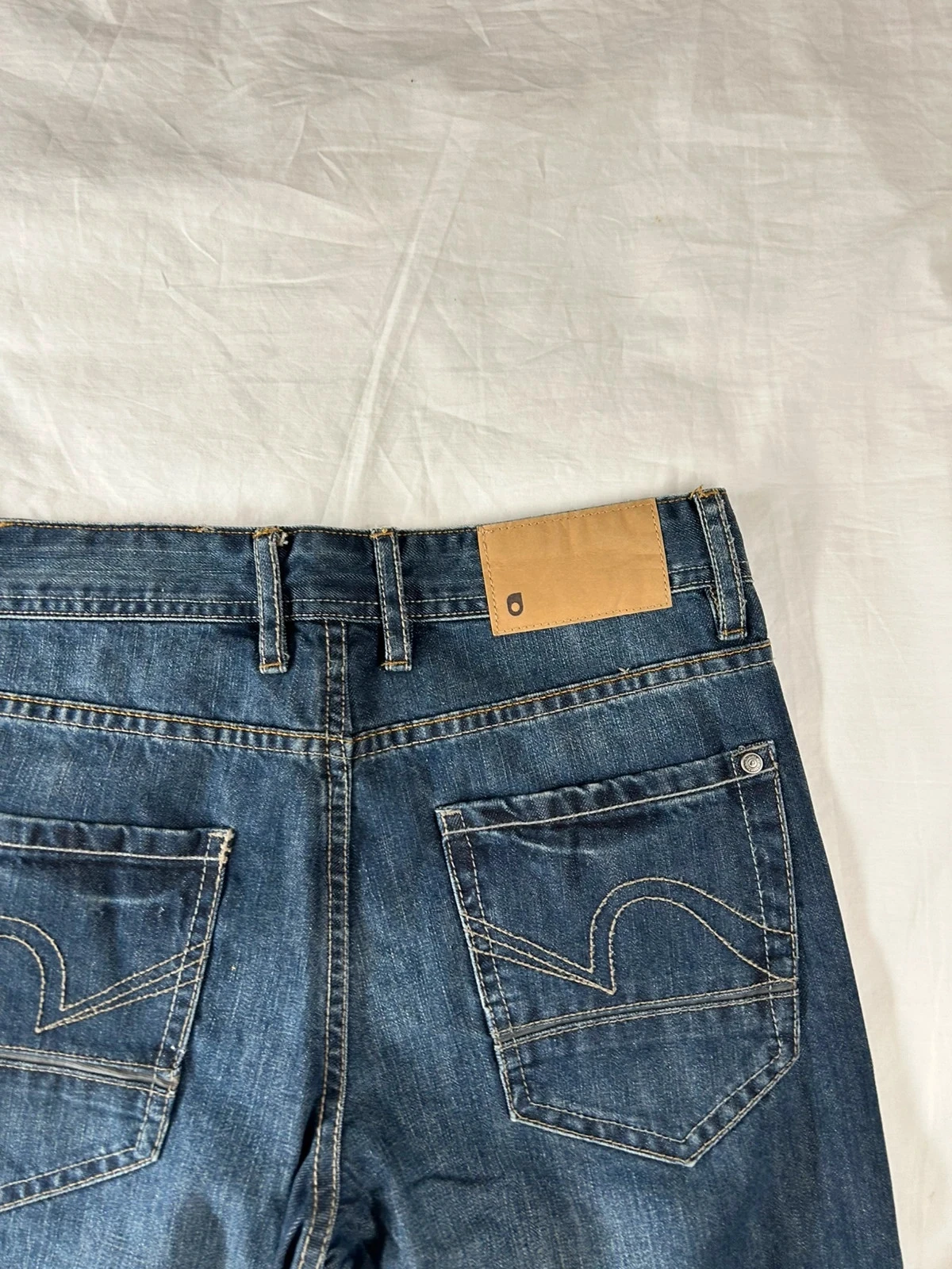 Jules navy blue straight cut jeans w26 l34 – photo 15
